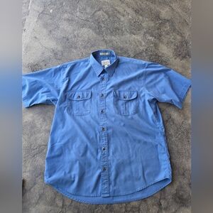 Cabela's Men's Blue Short Sleeve Shirt